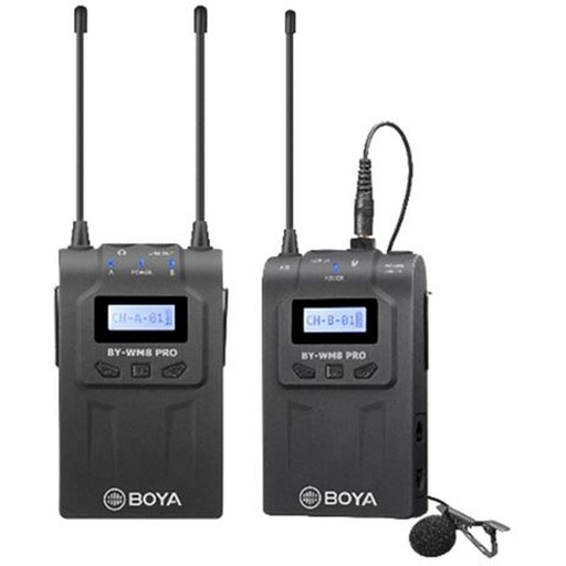 [70300100] Boya Uhf Duo Lavalier Microphone Wireless BY-WM8 PRO-K1