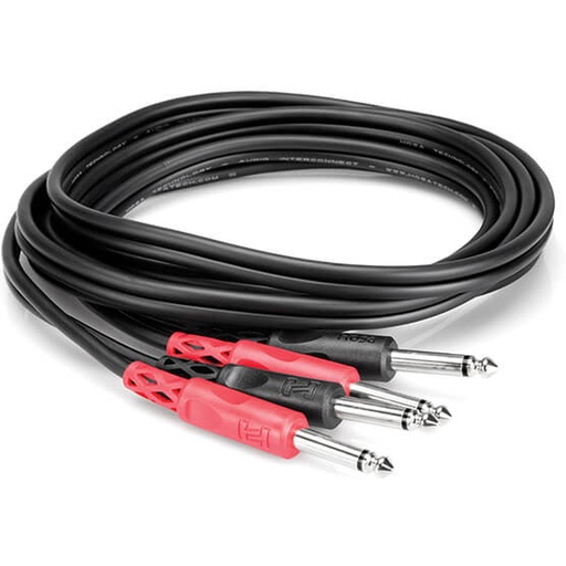 [CPP-201] Hosa CPP-201 Stereo Interconnect Dual 1/4 In TS To Same 1 M