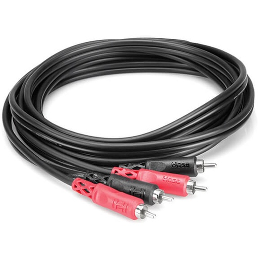 [CRA-202] Hosa CRA-202 Stereo Interconnect Dual RCA To Same 2 M