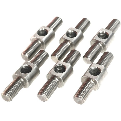 [D117942] 9.Solutions 5/8" Rod Connectors (Set Of 6)