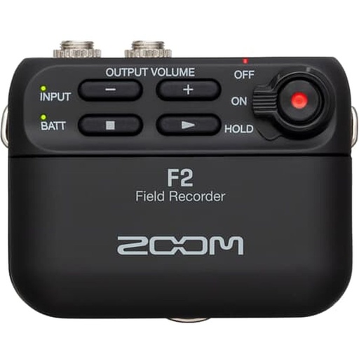[10007400] Zoom F-2 Field Recorder And Lavalier Mic