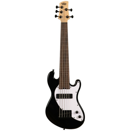 [UBASS-SB5-BK-FL] Kala Solid Body 5-STRING Jet Black Fretless U•bass