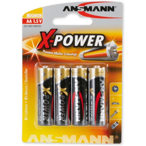 [ASXAA] Ansmann Alkaline X-Power AA 4-pcs Blister
