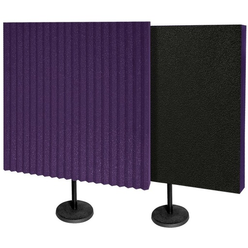 [AXDESKMAXPUR] Auralex DeskMAX 2 Panels 61x61x7.5cm Purple