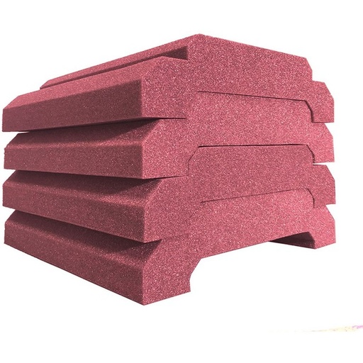 [AXROYALE11BUR10PK] Auralex WaveCave Royale 2 inch Absorber w/ Airgap 10-Pack 10 - 30x30cm Burgundy
