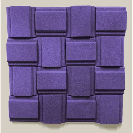 [AXROYALEPARQPUR] Auralex WaveCave Royale Parquet Array Kit 16 - 30x30cm Panels Purple