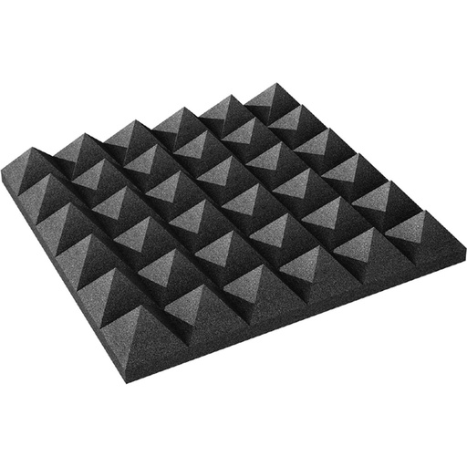 [AX4PYR22CHA6] Auralex 4 inch Studiofoam Pyramid 6-Pack 6-60x60cm Charcoal