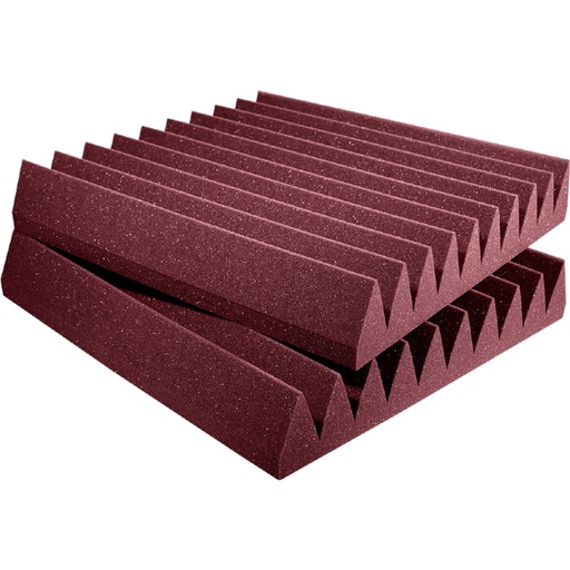 [AX4SF22BUR6] Auralex 4 inch Studiofoam Wedge 6-Pack 6-60x60cm Burgundy