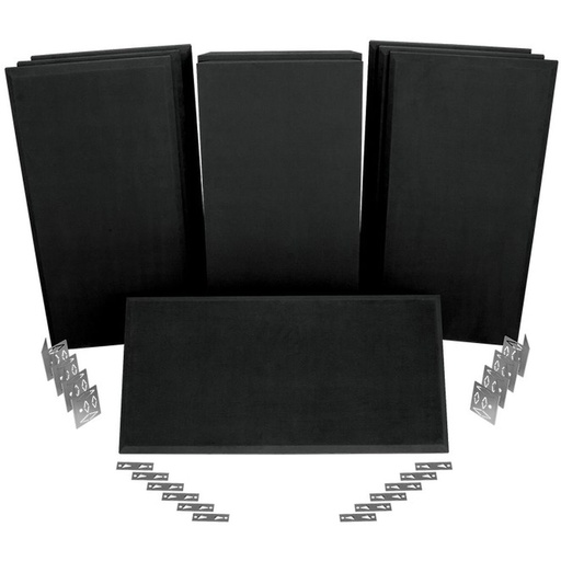 [AXPPK1_SS_BLK] Auralex ProPanel ProKit 1 7-B224 4-M224 Mounting Hardware Suede Black