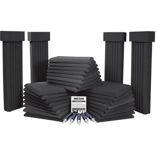 [AXSFS112CHA] Auralex SonoFlat 112 System Charcoal