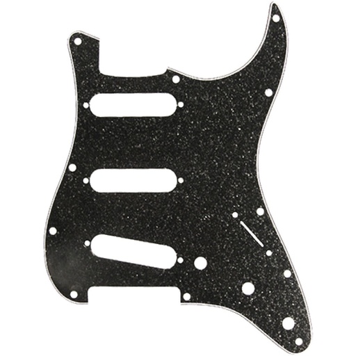 [DPPSTBKS] D'Andrea Strat Pickguard - Black Sparkle