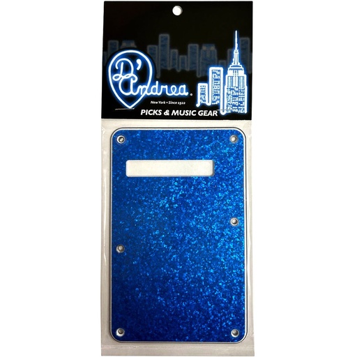 [DPPSTBLSBP] D'Andrea Strat Back Plate - Blue Sparkle