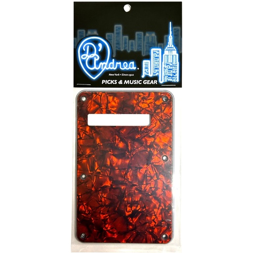 [DPPSTORPBP] D'Andrea Strat Back Plate - Orange Pearl