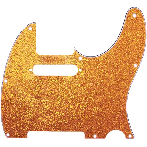 [DPPTLGOS] D'Andrea Tele Pickguard - Gold Sparkle