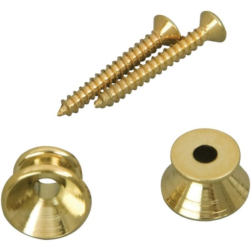 [EP2G] D'Andrea Strap Buttons Brass - 2pcs