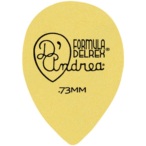 [RD35873MD] D'Andrea 358 Yellow Delrex Medium - 72pcs
