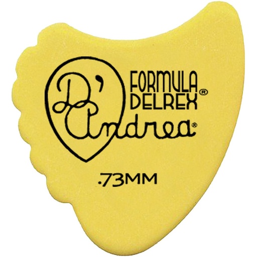 [RD39073MD] D'Andrea 390 Yellow Delrex Medium - 72pcs
