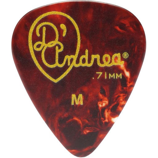[RG35171MD] D'Andrea 351 Shell Celluloid Medium - 72pcs