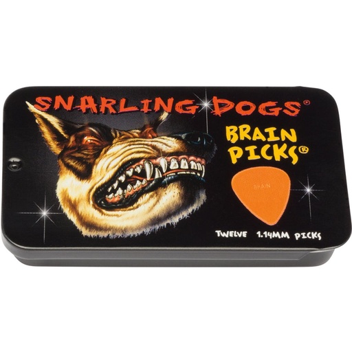 [TNSDB351114] D'Andrea 351 Brain Picks Orange 1.14mm - 12PC Tin