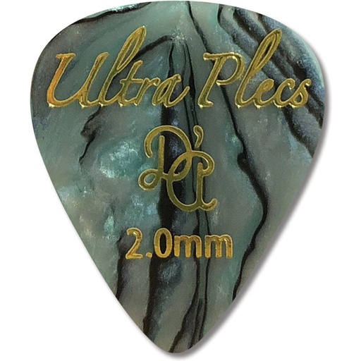 [UP35120ABA] D'Andrea 351 Ultra Plec Abalone 2.0mm - 6PC