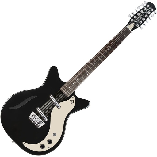 [DC59GBK-12] Danelectro DC59 Vintage 12 String - Gloss Black