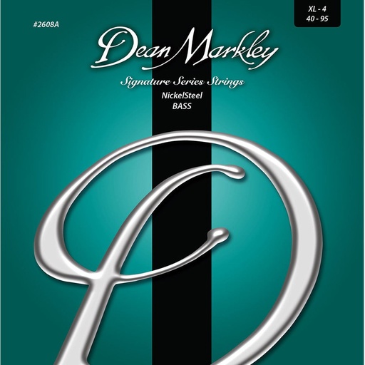 [DM2608A] Dean Markley Nickelsteel Bass Guitar Strings Xlight 4STR 40-95