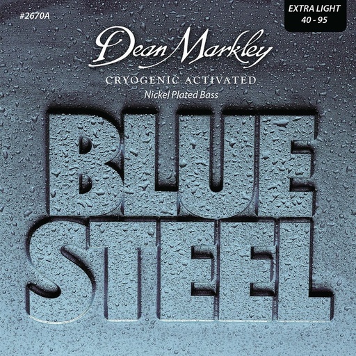 [DM2670A] Dean Markley Blue Steel Bass Guitar Strings NPS Xlight 4STR 40-95