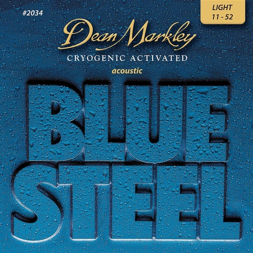 [DM2034] Dean Markley Blue Steel Acoustic Guitar Strings Light 11-52