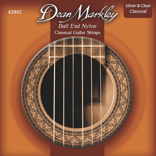 [DM2802] Dean Markley Classical Guitar Strings Ball End Nylon Silv CLR 28-42