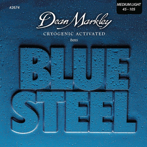 [DM2674] Dean Markley Blue Steel Bass Guitar Strings Med Light 4STR 45-105