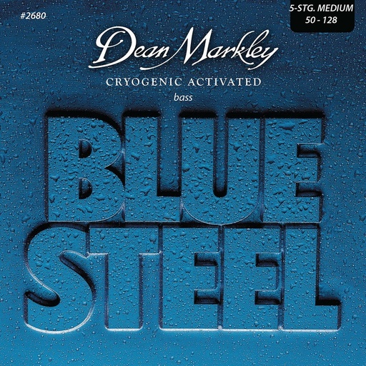 [DM2680] Dean Markley Blue Steel Bass Guitar Strings Medium 5STR 50-128