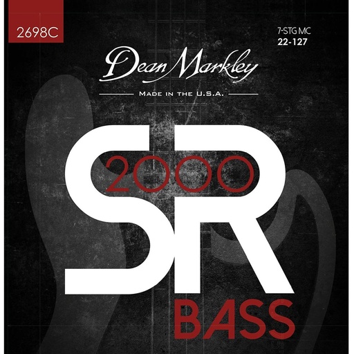 [DM2698C] Dean Markley SR2000 Bass Guitar Strings Medium Custom 7STR 22-127