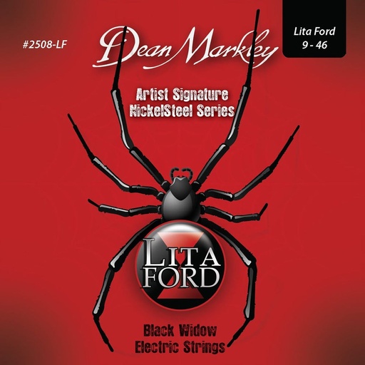 [DM2508LF] Dean Markley Nickelsteel Electric Guitar Stings Lita Ford 9-46
