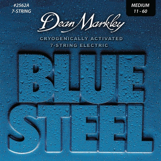 [DM2562A] Dean Markley Blue Steel Electric Guitar Stings Medium 7STR 11-60