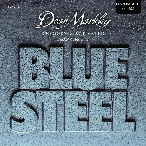 [DM2673A] Dean Markley Blue Steel Bass Guitar Strings NPS Cus Light 4S 46-102
