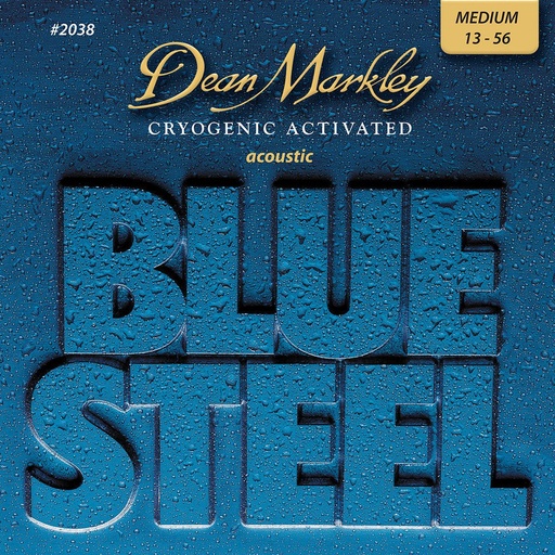 [DM2038] Dean Markley Blue Steel Acoustic Guitar Strings Medium 13-56