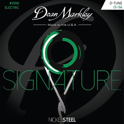 [DM2500] Dean Markley Nickelsteel Electric Guitar Stings Drop Tune 13-56