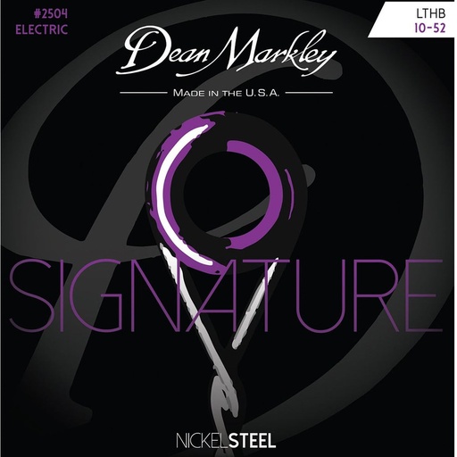 [DM2504] Dean Markley Nickelsteel Electric Guitar Stings L Top H Bot 10-52