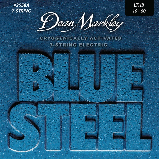 [DM2558A] Dean Markley Blue Steel Electric Guitar Stings Ltop Hbot 7STR 10-60