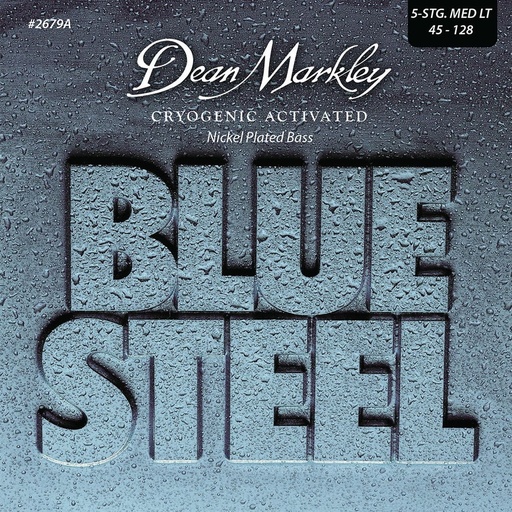 [DM2679A] Dean Markley Blue Steel Bass Guitar Strings NPS Mlight 5STR 45-128