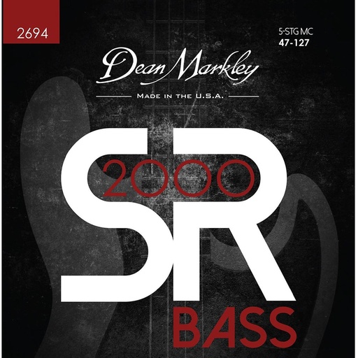 [DM2694] Dean Markley SR2000 Bass Guitar Strings Medium Custom 5STR 47-127