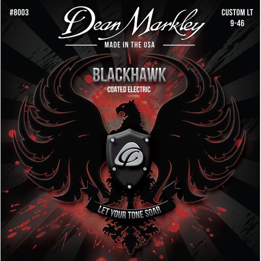 [DM8003] Dean Markley Blackhawk Coated E Strings Custom Light 9-46