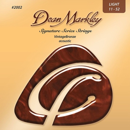 [DM2002] Dean Markley Vintage Bronze Acoustic Guitar Strings Light 11-52