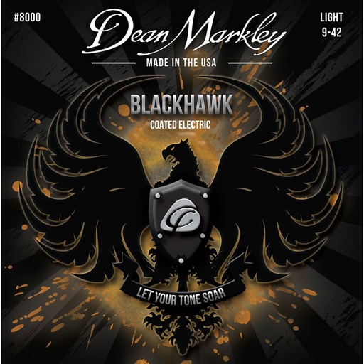 [DM8000] Dean Markley Blackhawk Coated E Strings Light 9-42