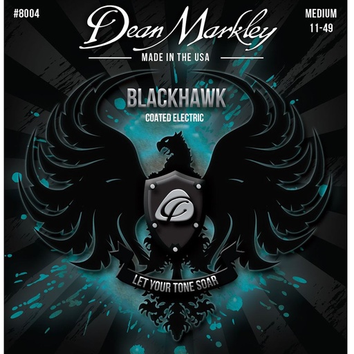 [DM8004] Dean Markley Blackhawk Coated E Strings Medium 11-49