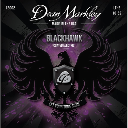 [DM8002] Dean Markley Blackhawk Coated E Strings Ltop Hbot 10-52