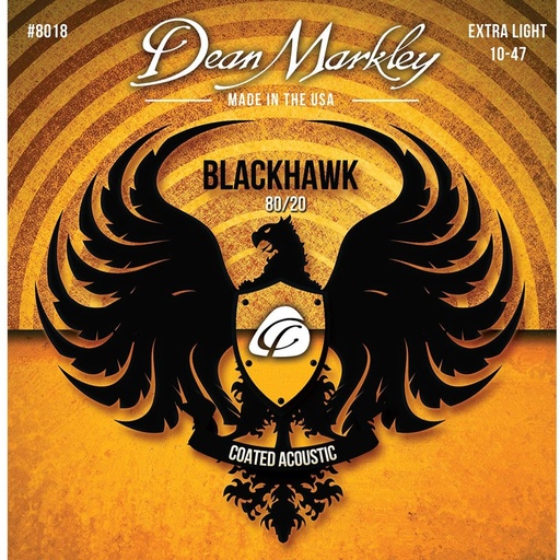 [DM8018] Dean Markley Blackhawk Coated 8020 A Strings Extra Light 10-47