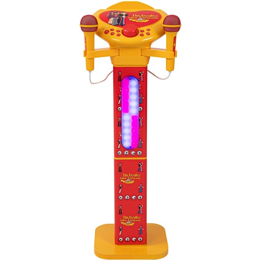 [YSK900] Easy Karaoke The Beatles Yellow Submarine Pedestal Karaoke Speaker w/ Two Micr..