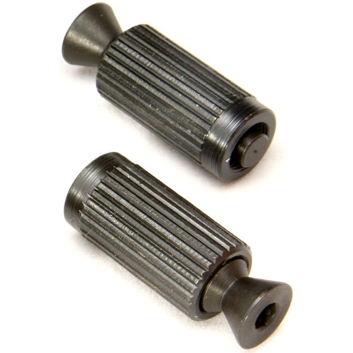 [FRBMMSIBP] Floyd Rose Bridge Mounting Studs &amp;amp; Inserts - Black (PKG)