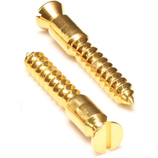 [FRBMWSSGP] Floyd Rose Bridge Wood Screw Stud - Gold (PKG)